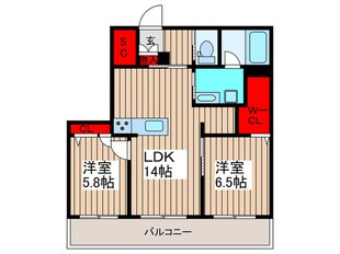 ルミノサ・ファミリアBの物件間取画像